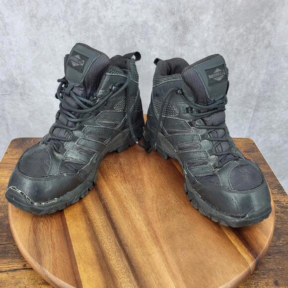Merrell Moab 2 Tactical Combat Boots Mens 8 Black Waterproof Military‎ Shoes main image 10